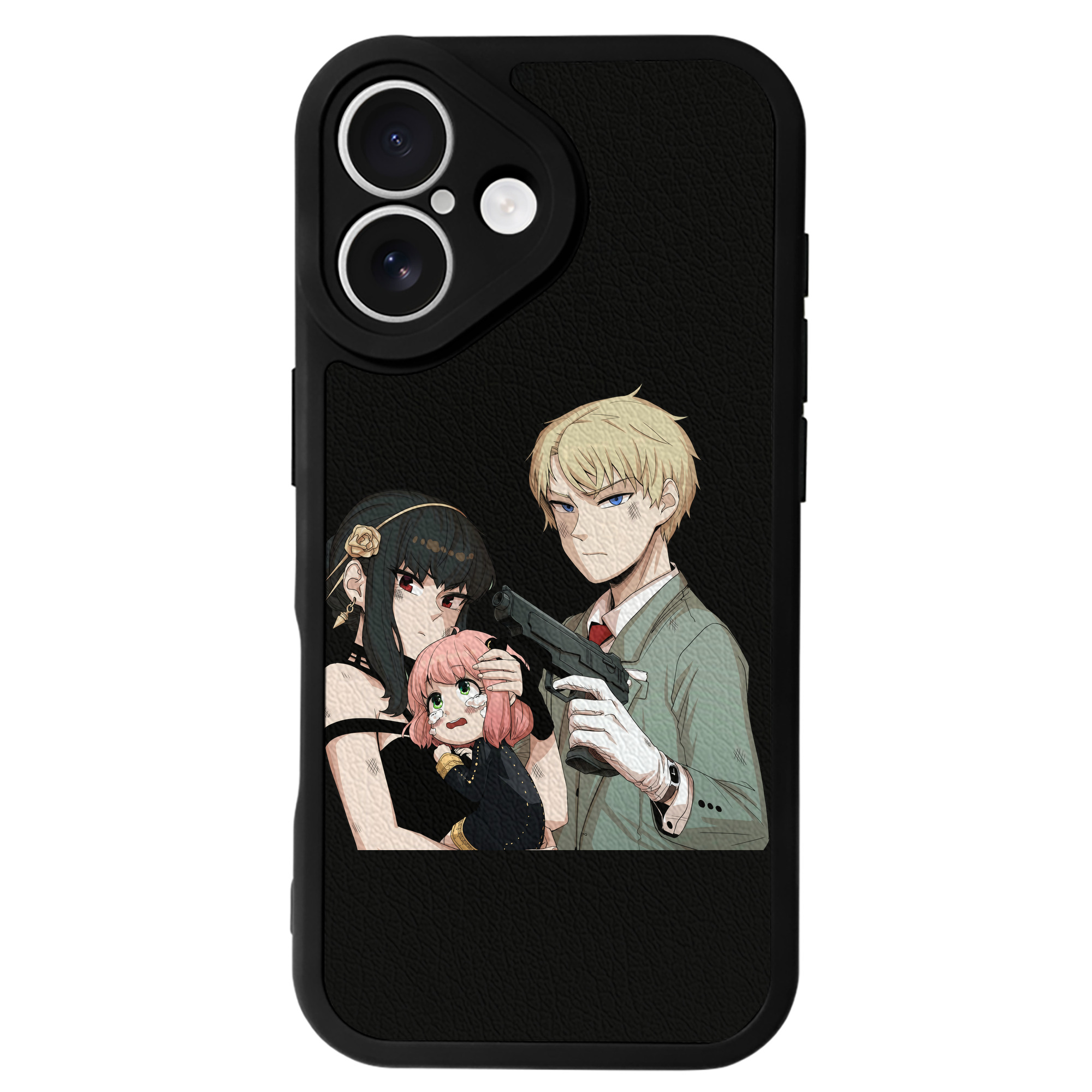 （画像用） SPY×FAMILY间谍家家酒 【iPhone 16シリーズ対応】シリコンスマホケース（レザー調） 材質：シリコン